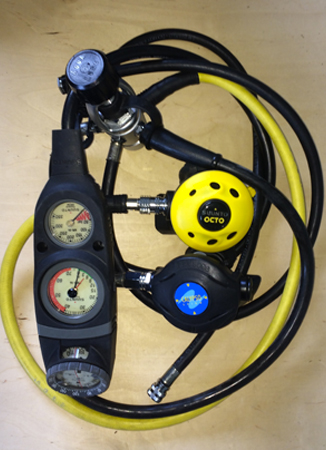 Aqua Lung Calypso Suunto Teno octolla ja Suunto konsoolilla